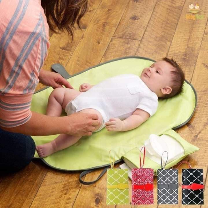 Baby diaper changing mat