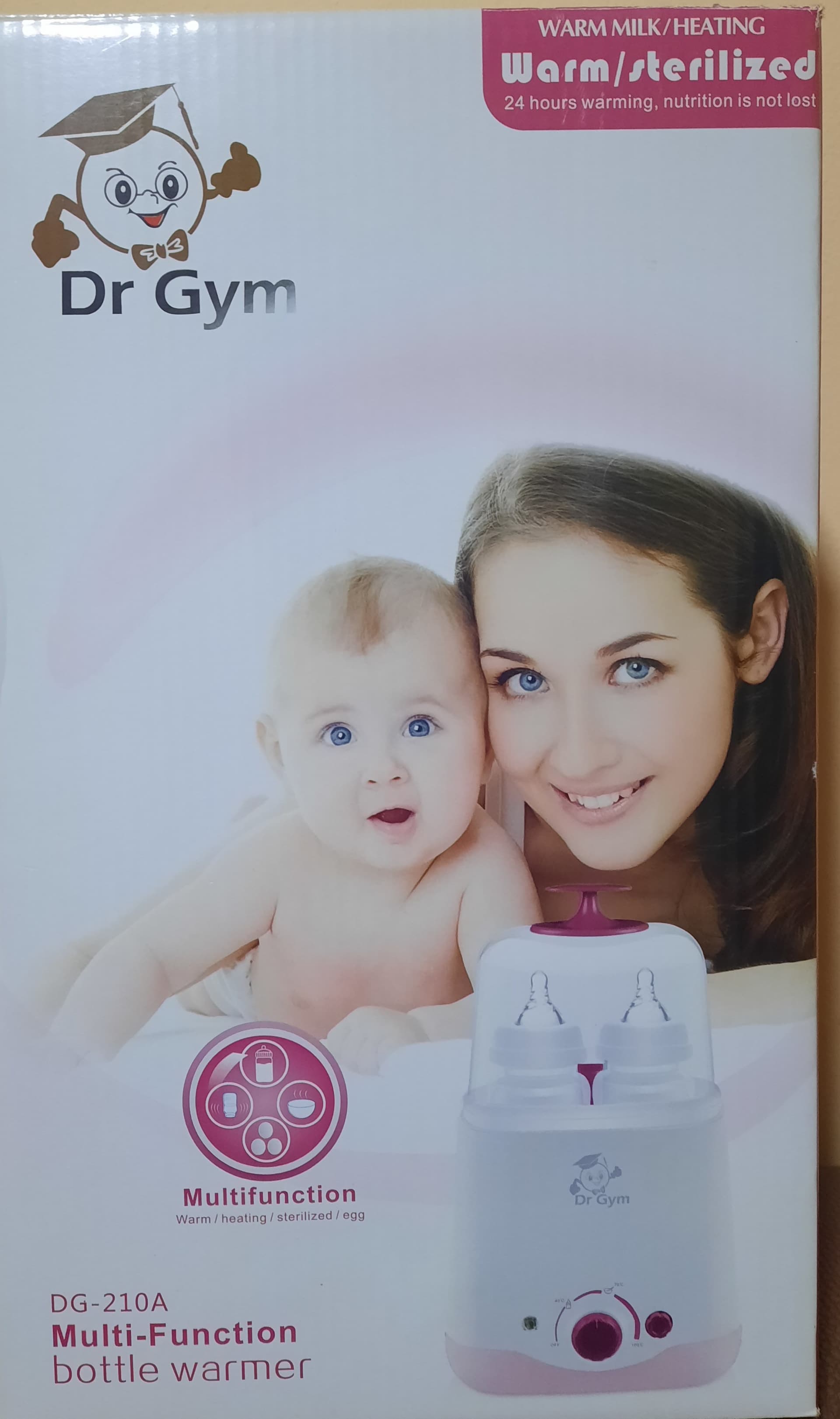 Dr Gym multifunctional baby milk/food warmer