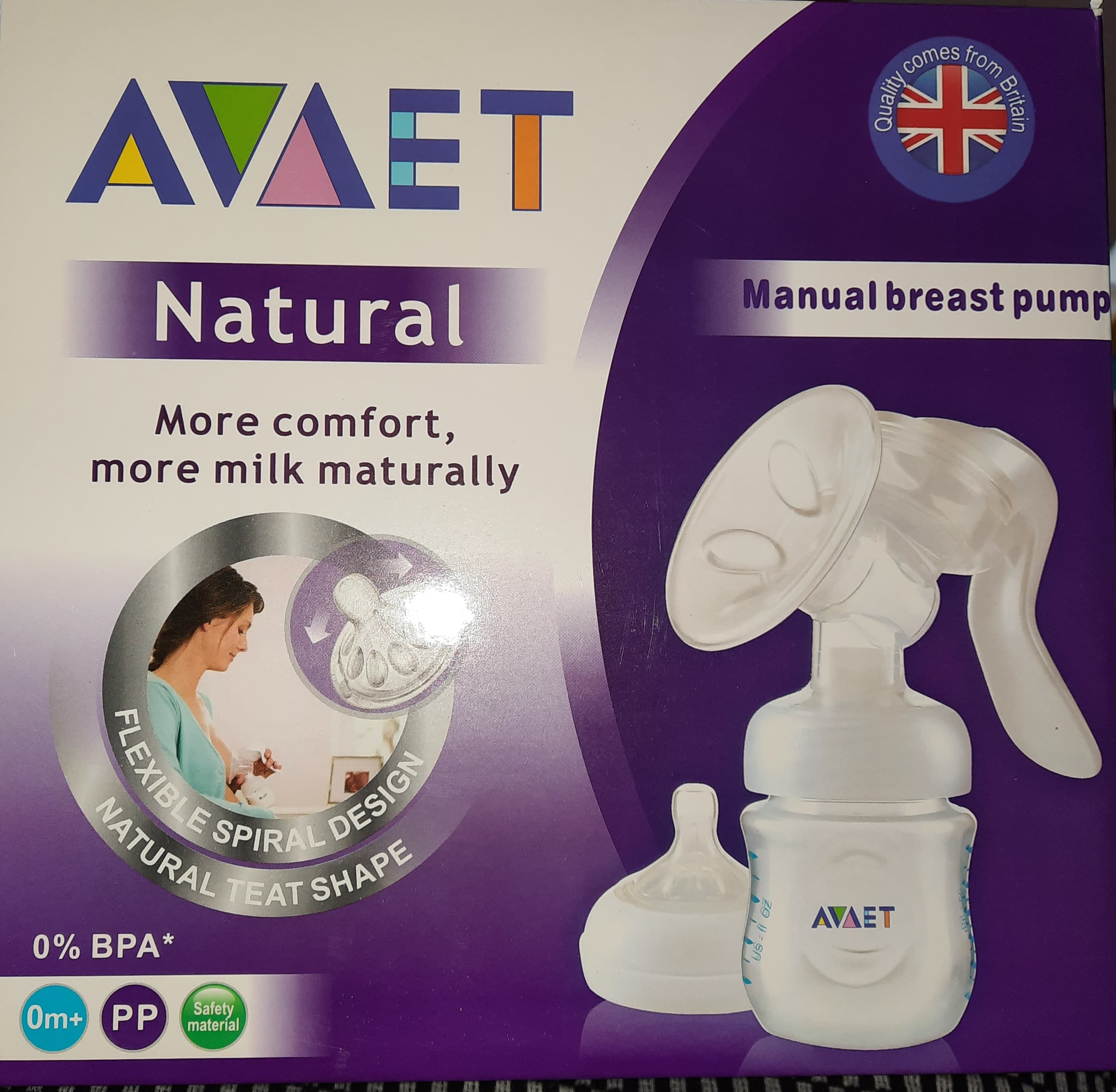 Aveat manual breast pump