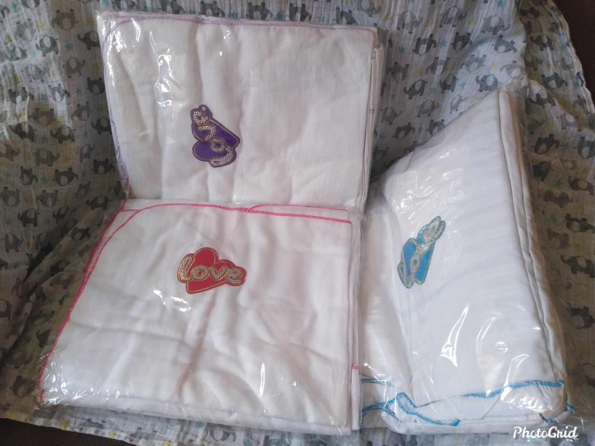 White cot sheets 5 pieces