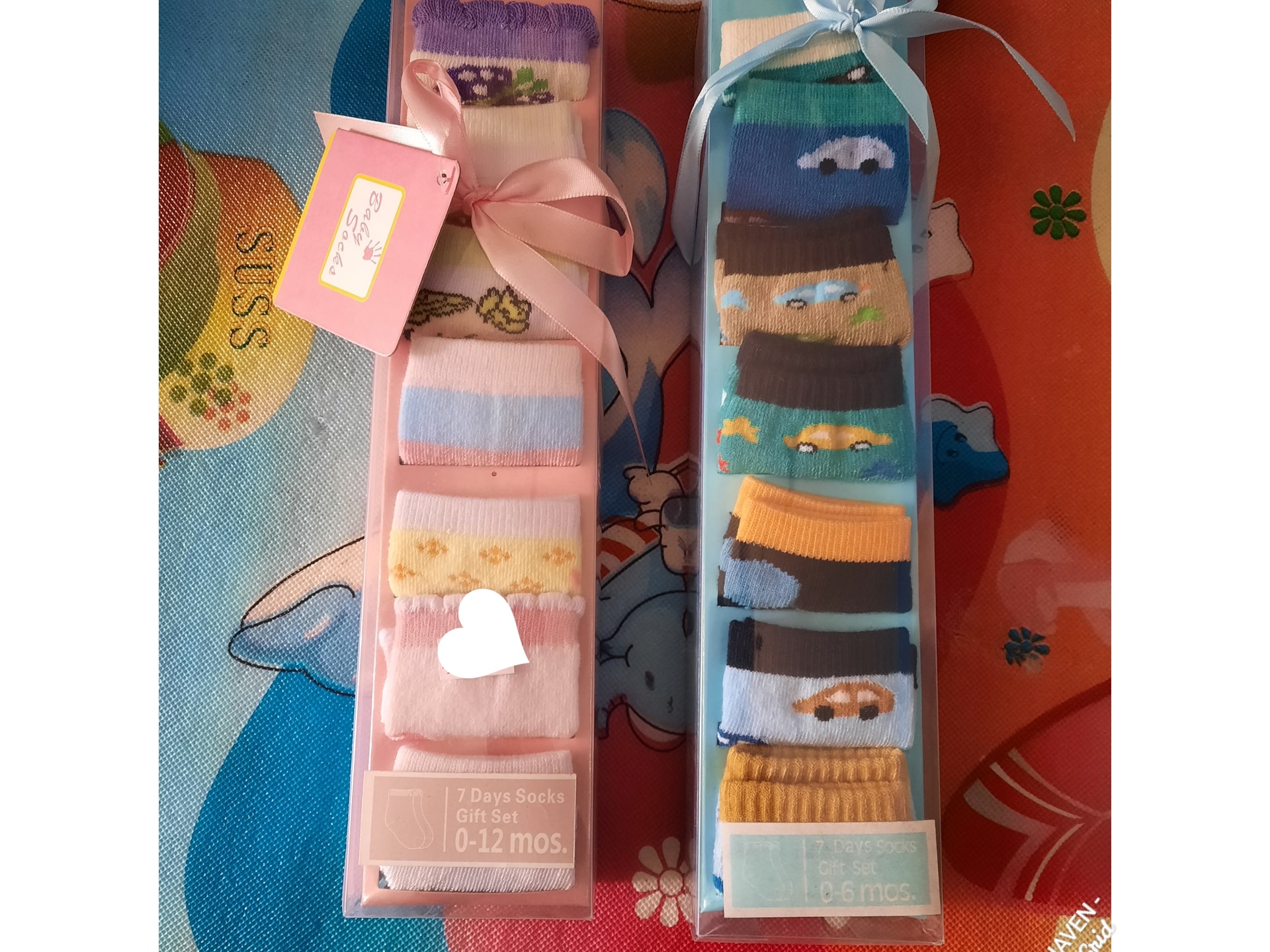 7 pieces baby socks