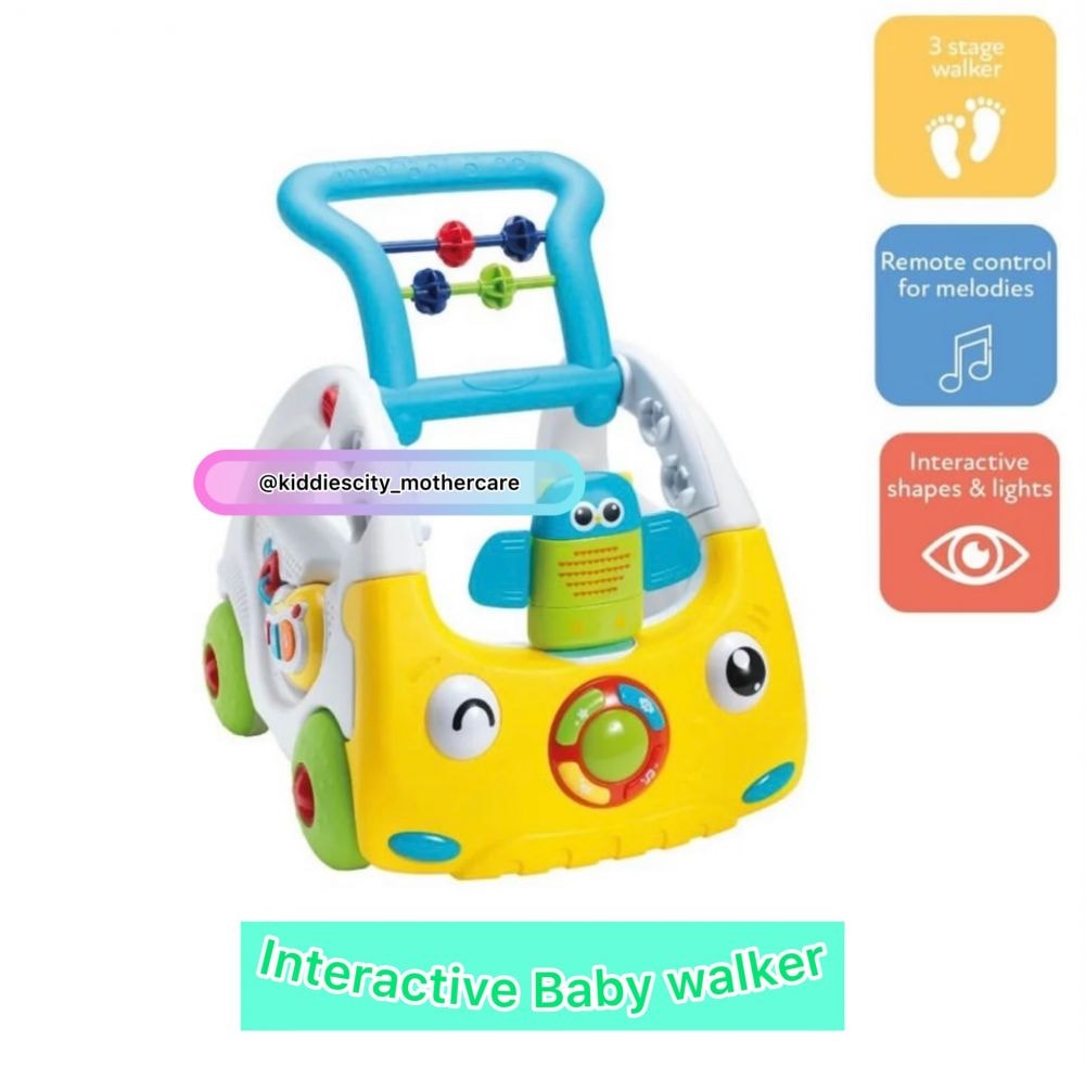 Baby push and play walker